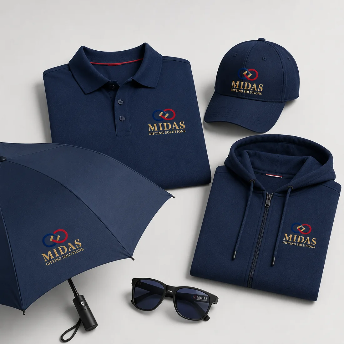 MIDAS corporate branded merchandise